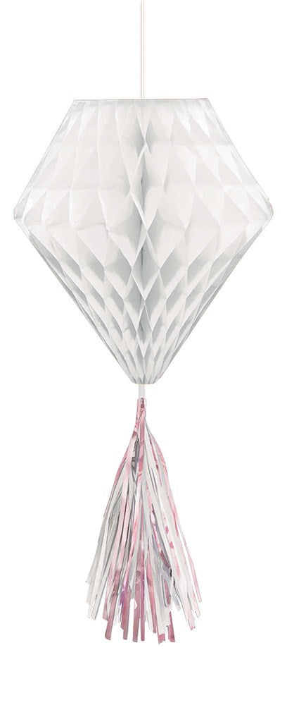 Tissue Tassel Ball (XS) 3ct - Blanco