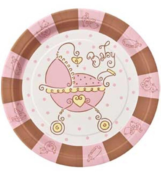 Baby Joy Plato Rosa (L) 8ct