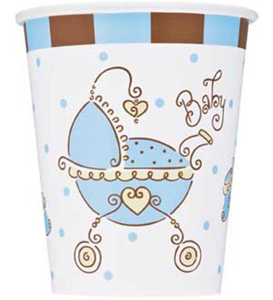 Baby Joy Blue Cup 9oz 8ct