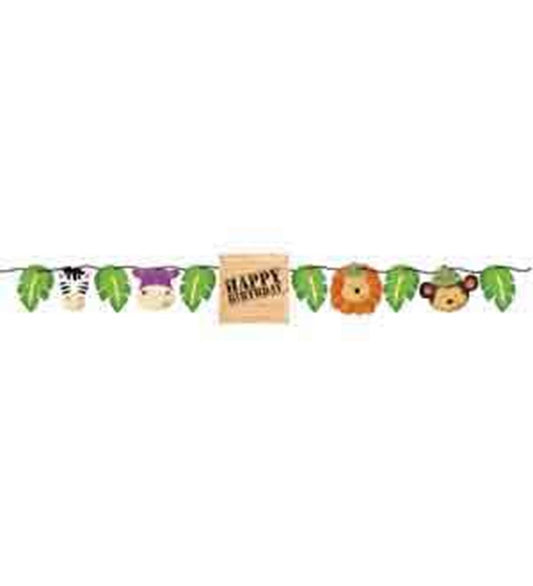 Safari Adventure Circle Ribbon Banner