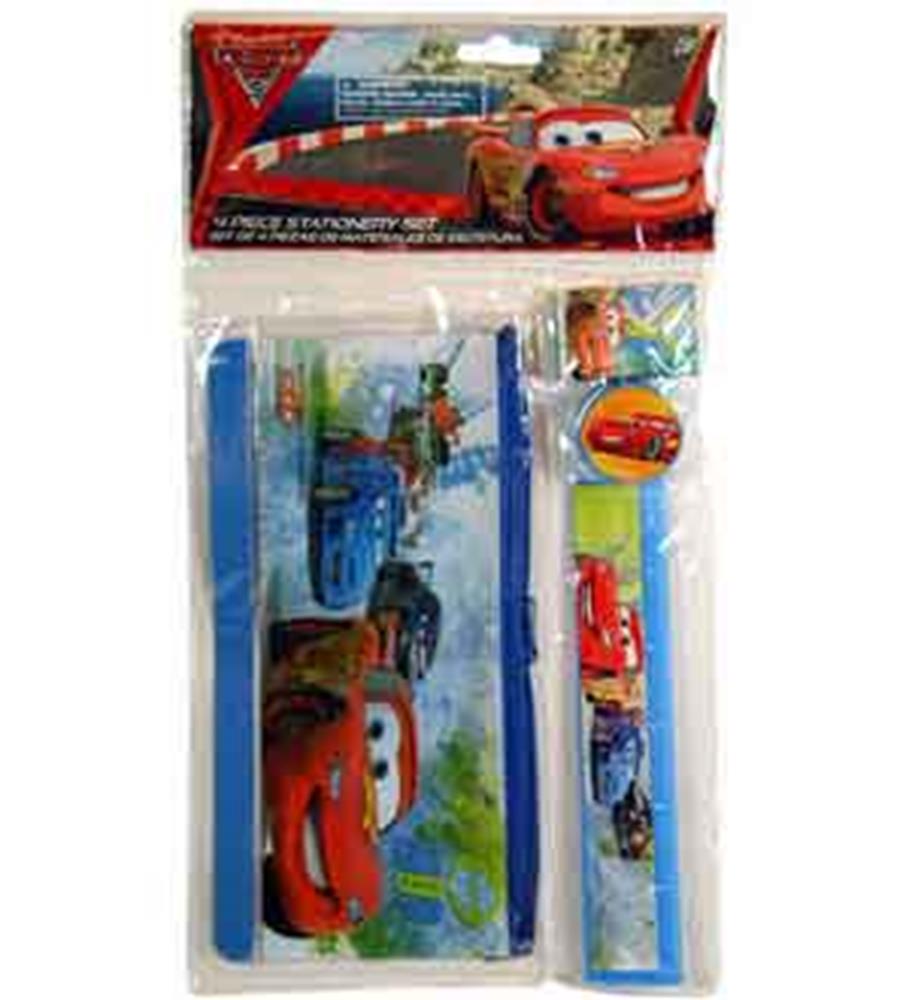 Bolsa Pvc Set Papeleria Cars Disney