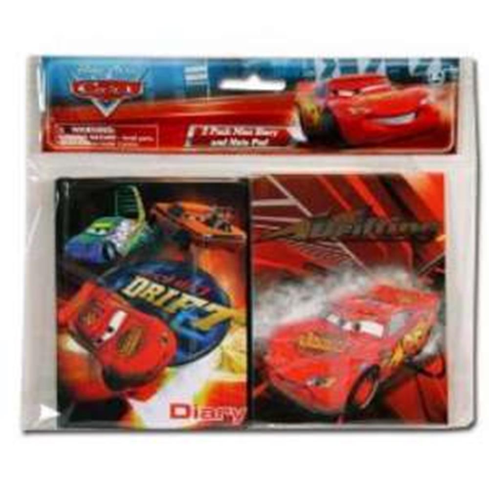 Disney Cars Mini diario y bloc de notas