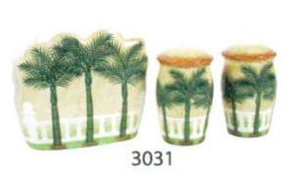 Palm Tree Table Set 3pc