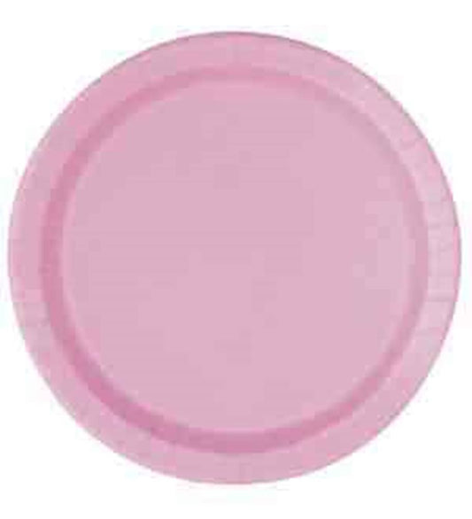 Lovely Pink Small Plate 20ct