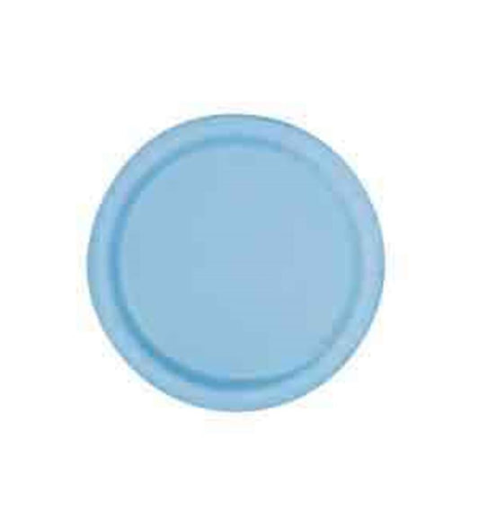 Powder Blue Plate Lunch 16ct