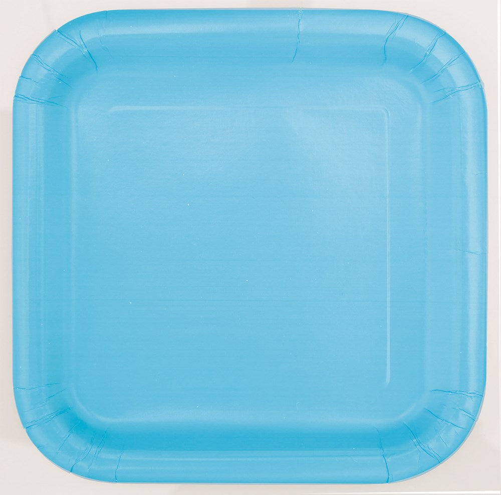 Powder Blue Plate 7 inch 16ct