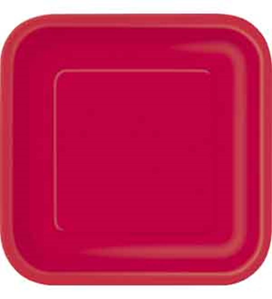 Ruby Red 9in Plato de papel 14ct