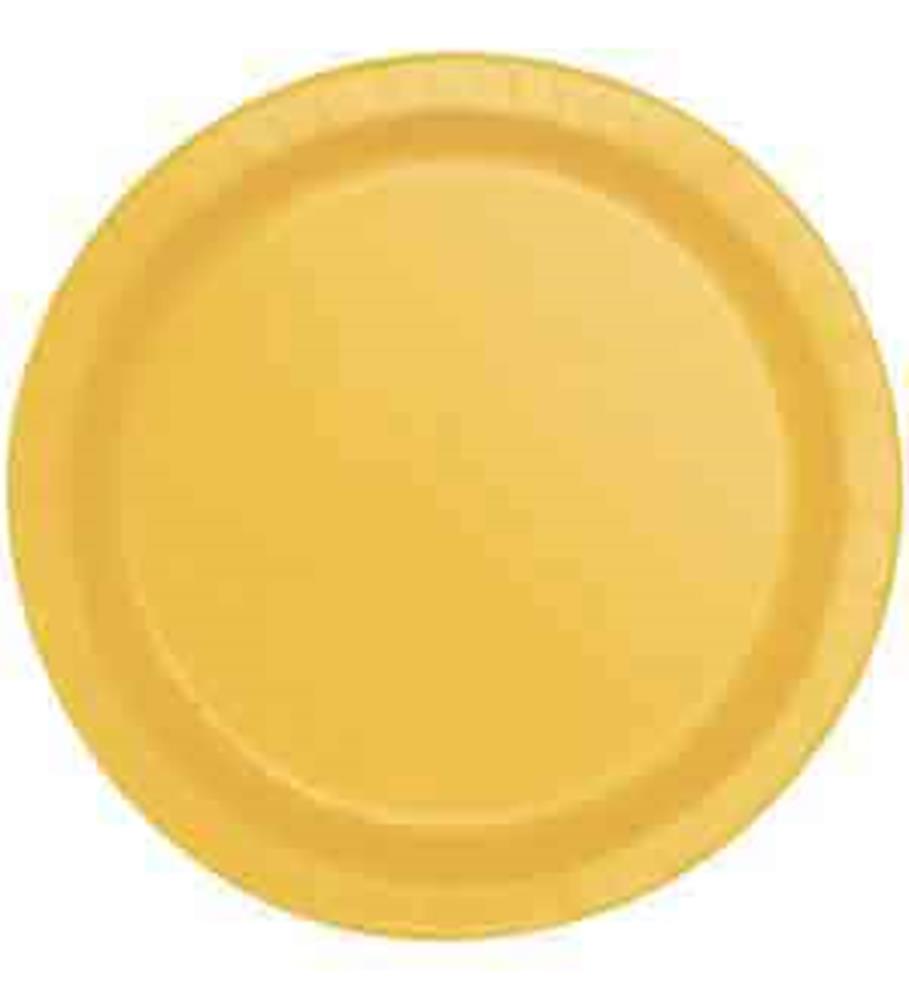 Sunflower Yellow Plate (S) 20ct