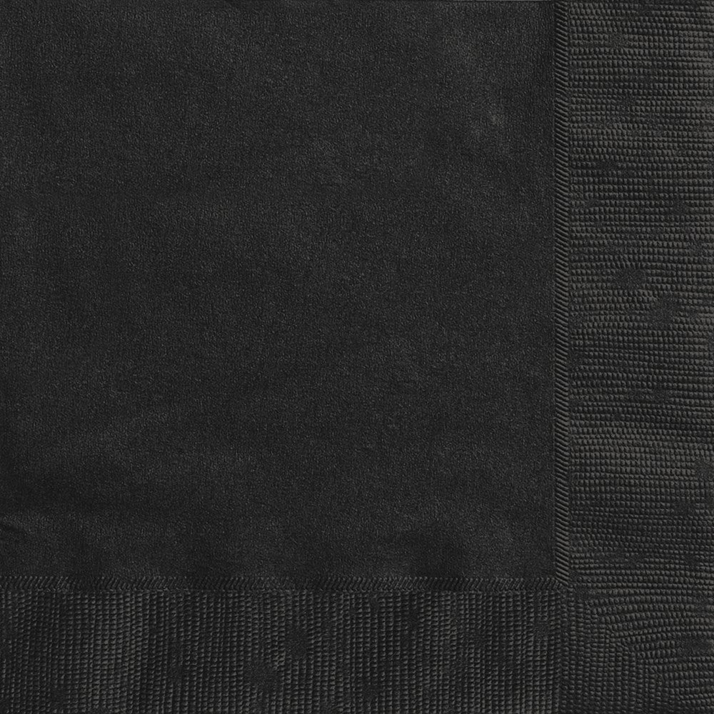 Midnight Black Napkin Lunch 20ct