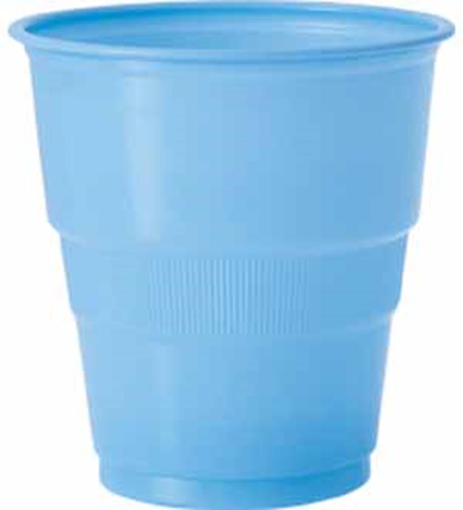 Baby Blue Plastic Cup 9oz 12ct