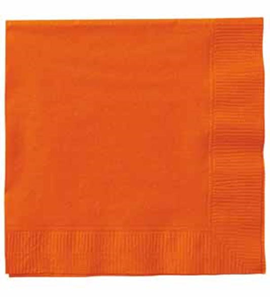 Pumpkin Orange Napkin 7 inch 20ct