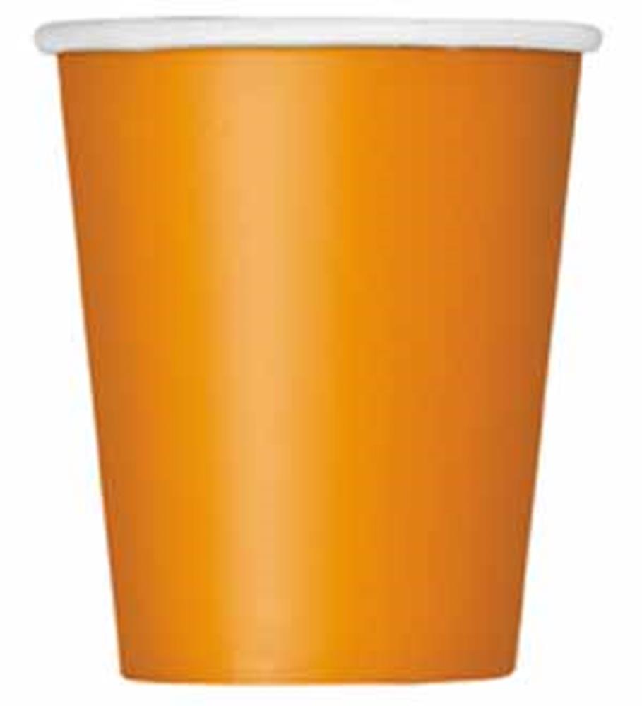 Taza Naranja Calabaza 9oz 14ct