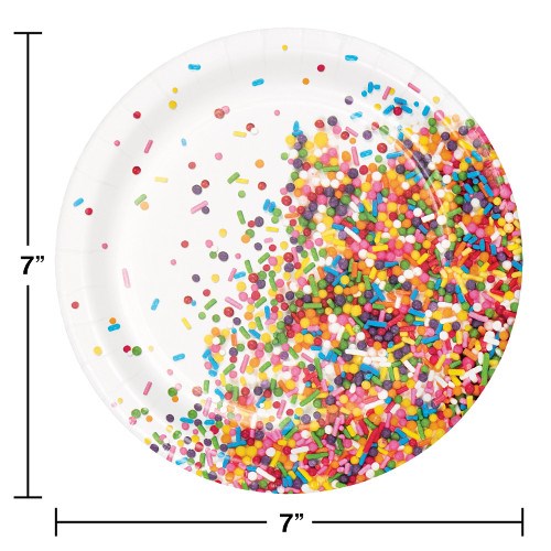 Sprinkles Plate (L) 8ct