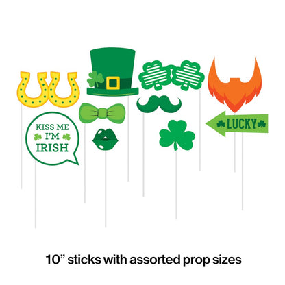 St Patricks Decor Photo Props St Pats Fun 10ct