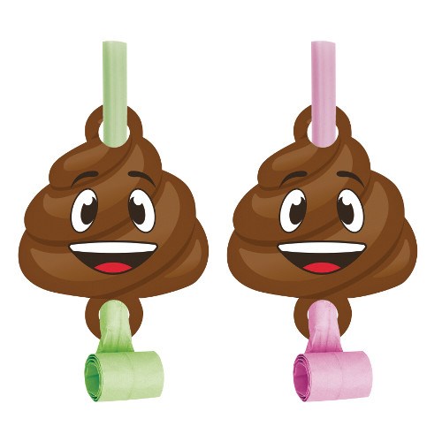 Poop Emoji Blowout 8ct