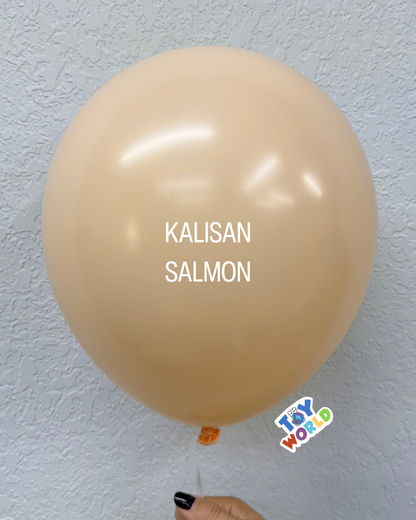 12 inch Kalisan Macaron Salmon 100ct