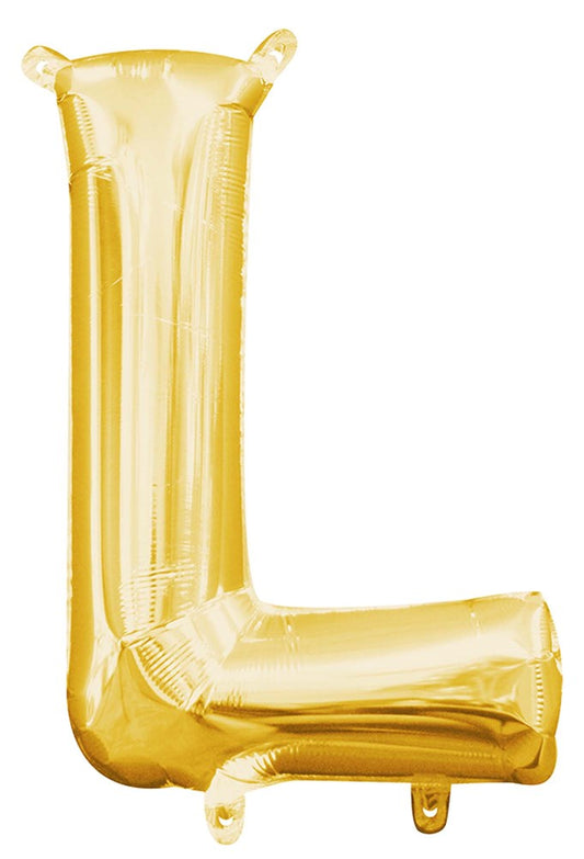 Globo Letra 14in L - Oro