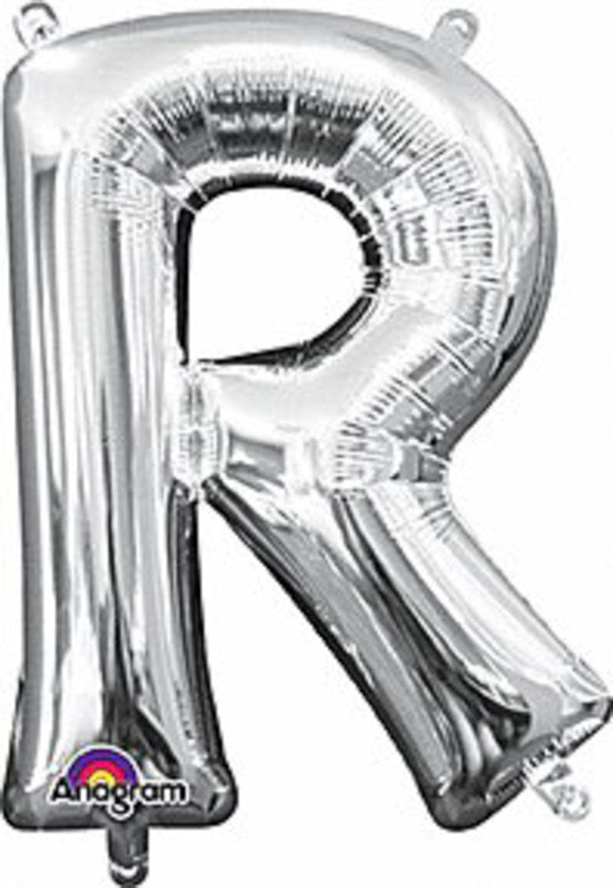 Anagram 16in Balloon Letter R Silver – Toy World Inc