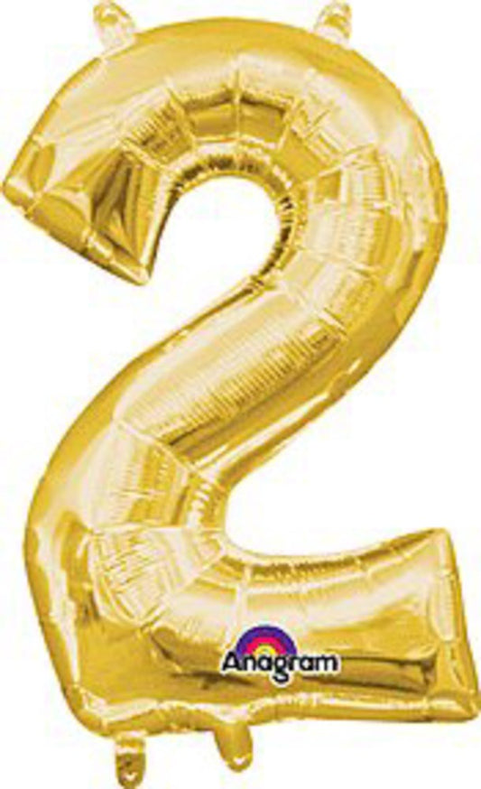 Anagram 16in Balloon Number 2 Gold