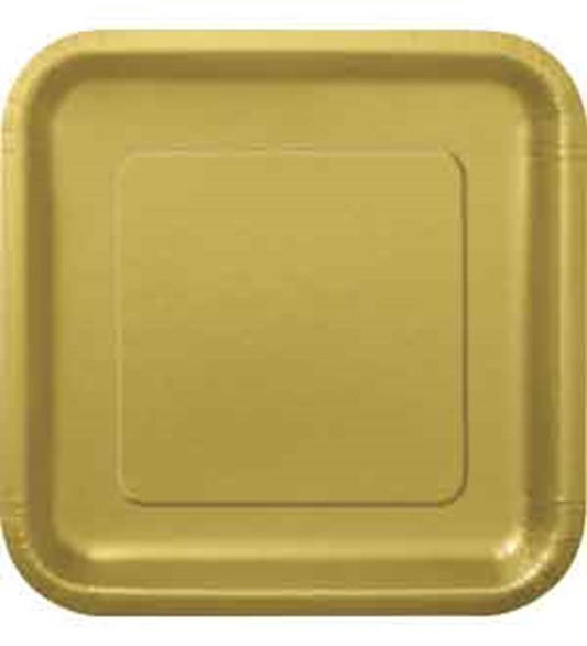 Gold Plate 7 inch Rectangular