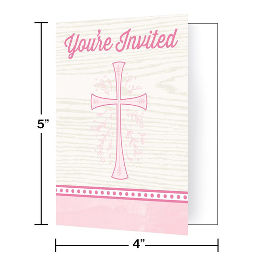 Invitaciones Divinity Pink 8ct