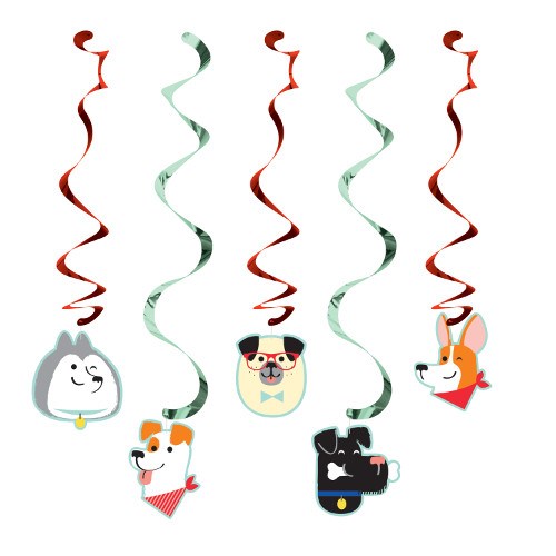 Dog Party Dangler 5ct