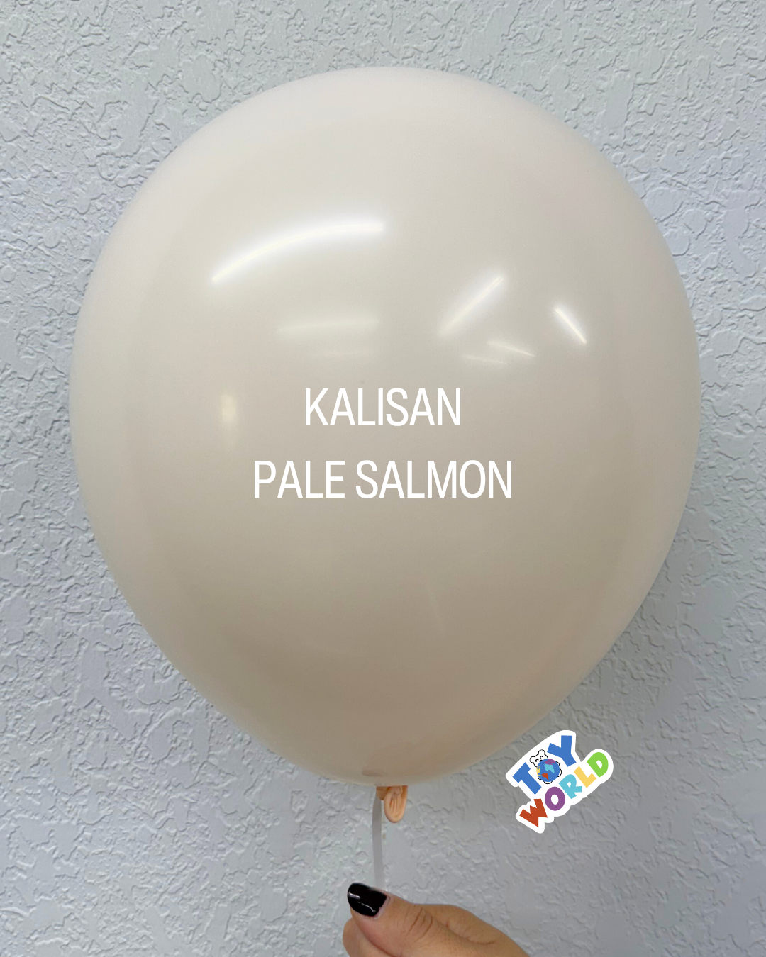 Globos de látex Kalisan Macaron de color salmón pálido de 12 pulgadas, 100 unidades