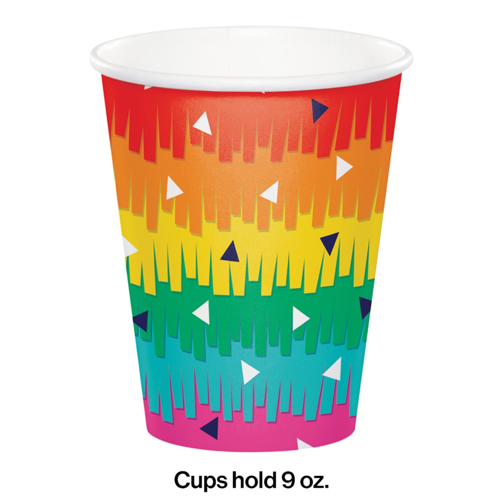 Fiesta Fun Cups, 9 Oz, 8 ct
