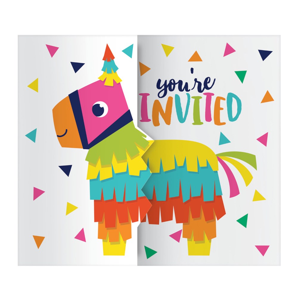 Fiesta Fun Invitación Gatefold 8ct