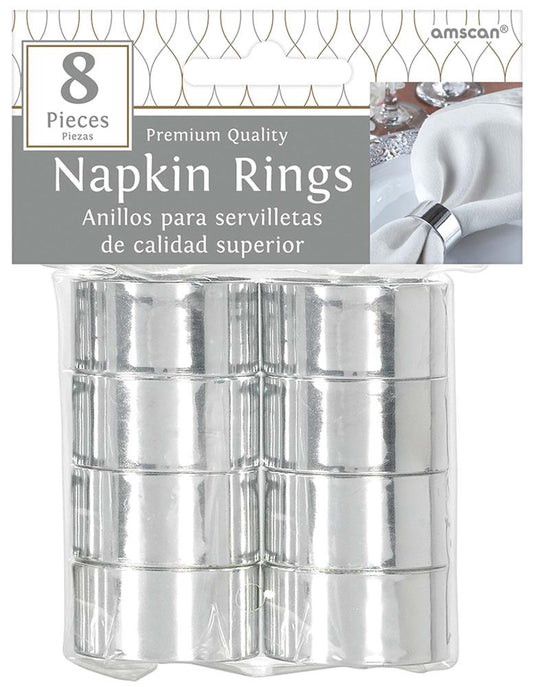 Round Napkin Ring  Silver 8ct