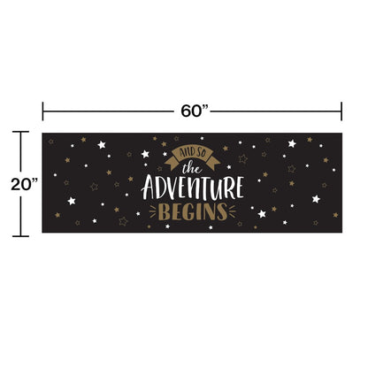 Grad Adventure Giant Party Banner 1ct