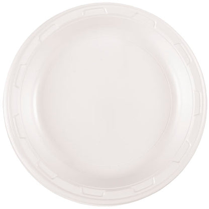 White 7 inch Plastic Plates 50 ct