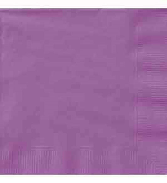 Pretty Purple Solid Beverage Napkins, 20ct