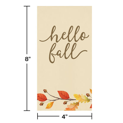 Thankful Guest Towel 16ct