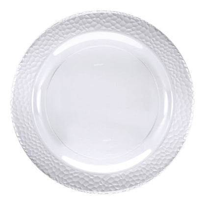 Clear Pebble 7in Plastic Plate 10ct