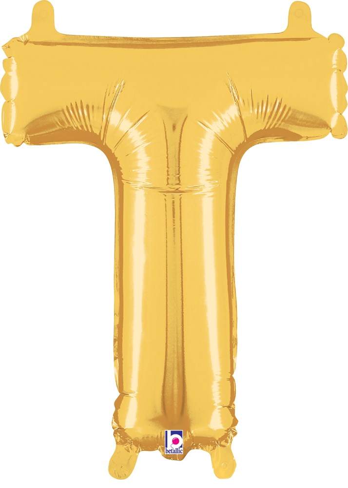 Betallic T Gold 14 inch Valved Air-Filled Shape 1ct