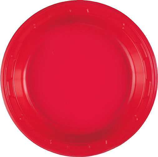 Ruby Red 7 inch Plastic Plates 50 ct - Toy World Inc