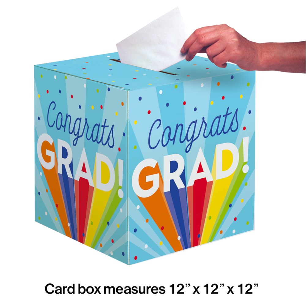 Rainbow Grad 12in x 12in Caja de tarjetas 1ct