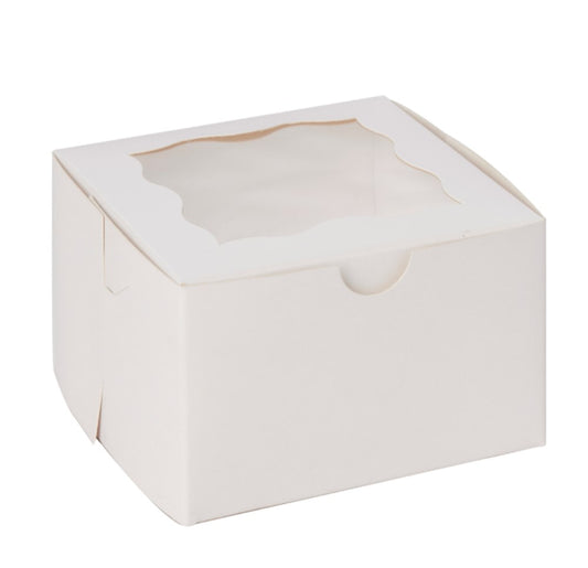 Caja para Pasteles 4in 50pc-pack - Blanco