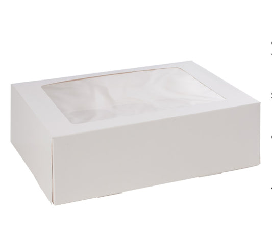 Caja Y Bandeja Cupcakes 25set-pack - Blanco