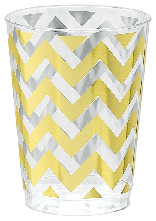 Tumbler Chevron 10oz Gold