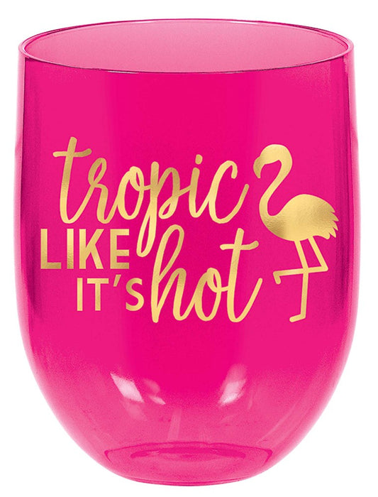 Tropic Stemless Wine Glass