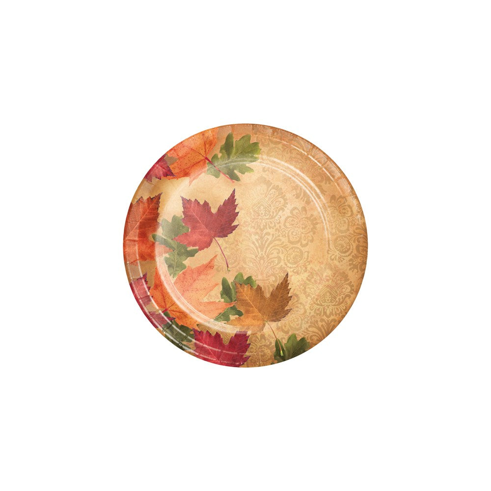 Autumns Elegance 9in Paper Plate 45ct