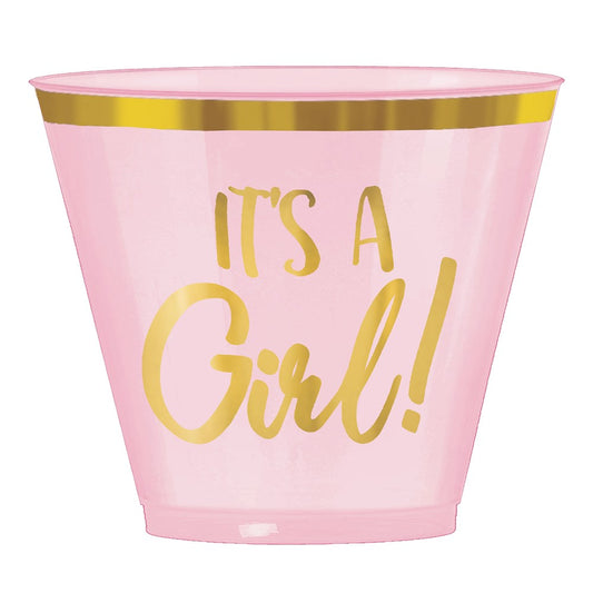 Oh Baby Girl Tumblers 9 ounce 30ct