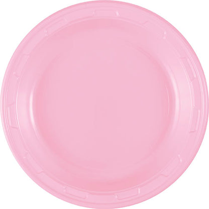 Lovely Pink 7 inch Plastic Plates 50 ct - Toy World Inc