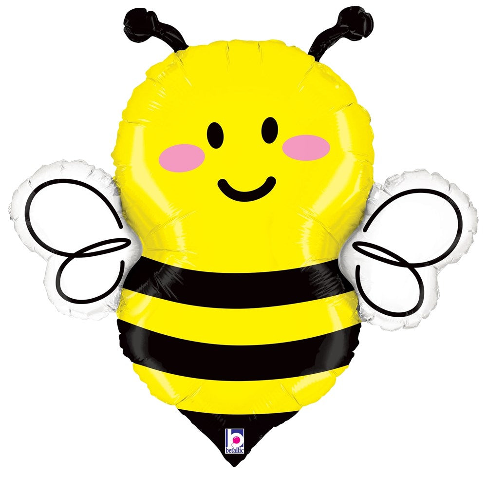 Betallic Just Bee 24 inch Shaped Foil Balloon 1ct