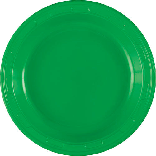 Emerald Green 7 inch Plastic Plates 50 ct