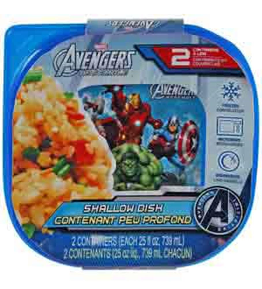 The Avengers Sandwich Container 2ct