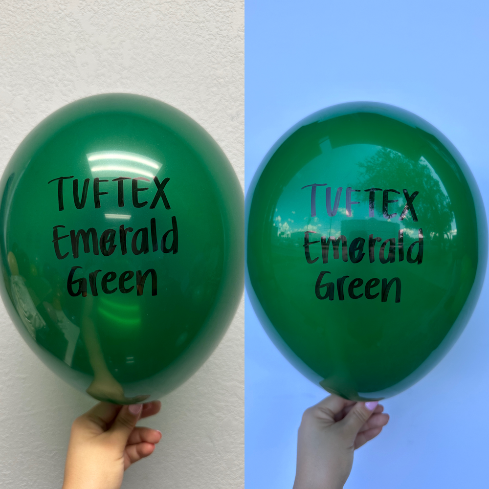 Tuftex Crystal Emerald Green 36 inch Latex Balloons 1ct