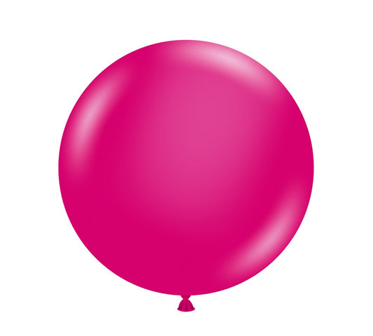 Globos de látex Tuftex Crystal Magenta de 36 pulgadas, 1 unidad